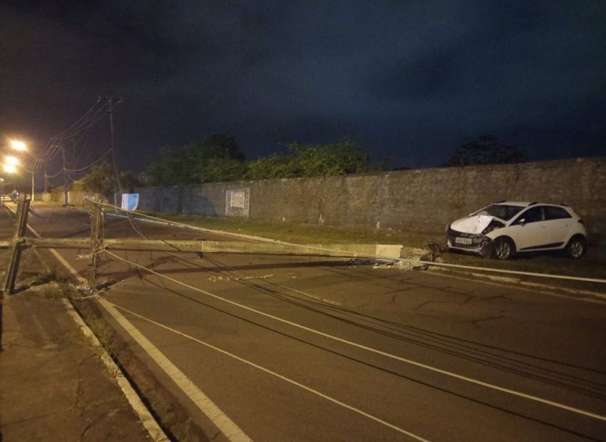 Acidente deixa vários bairros de Aracaju sem energia