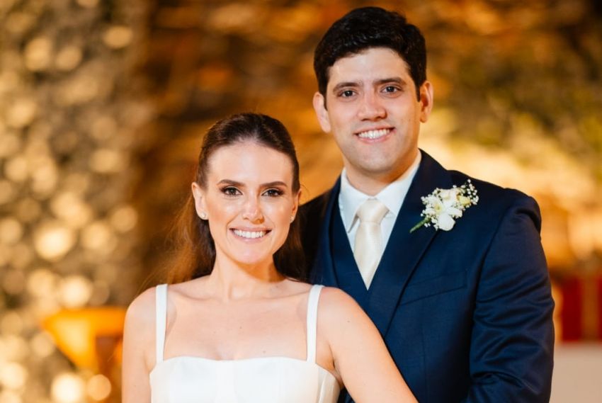 Beatriz Bastos e Jorginho Krauss subiram ao altar