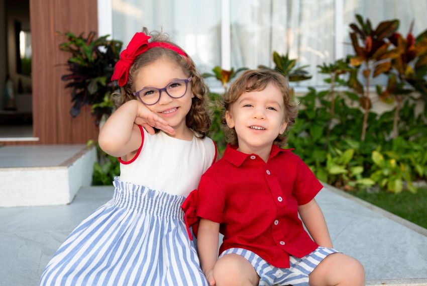 OS IRMÃOS MARIA JÚLIA GUERRA E JOÃO PAULO GUERRA