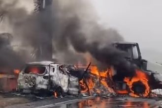 Grave acidente com morte e incêndio é registrado na SE-339