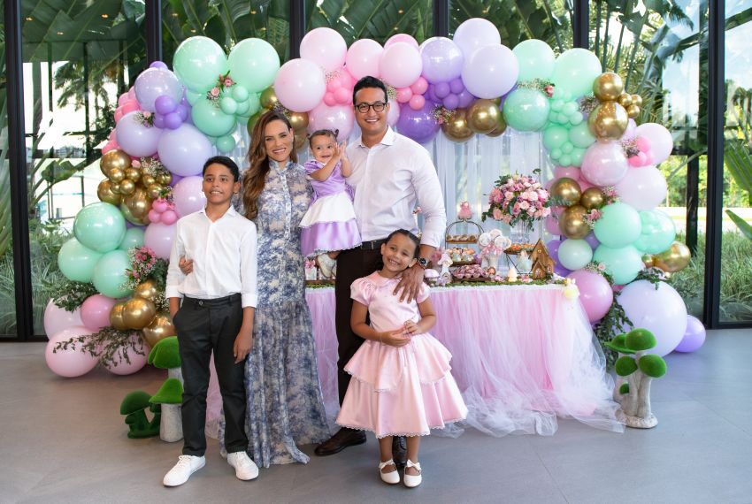 Helena Santana celebrou seu primeiro aninho
