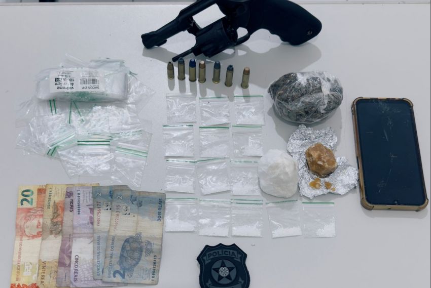 Suspeito de tráfico é preso e arma é apreendida em Santa Luzia do Itanhy