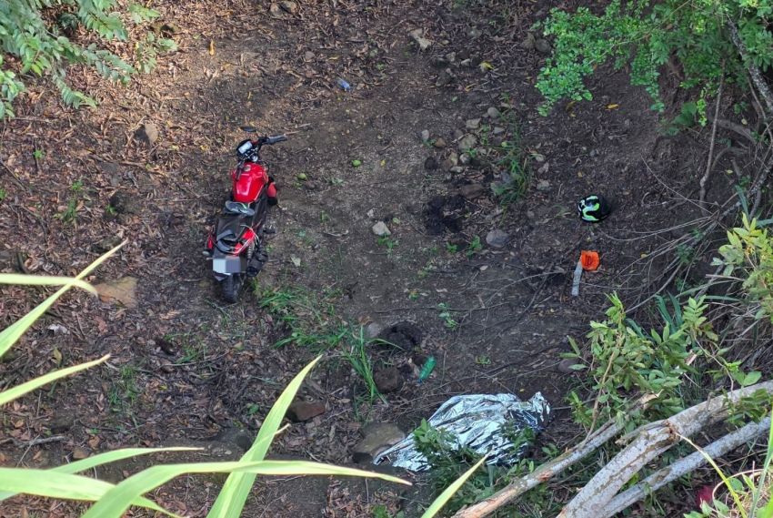 Motociclista morre após sair da pista em rodovia de Moita Bonita