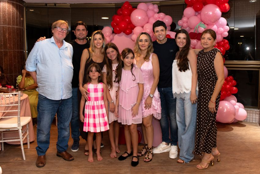 A festa de aniversário de Angelina Santana Hagenbeck