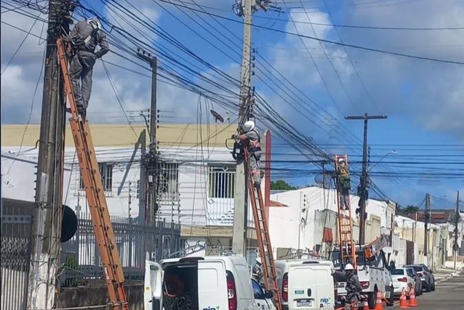 Energisa removeu mais de 37 toneladas de cabos irregulares