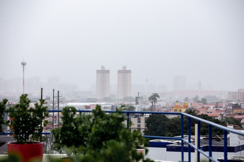 Alerta de chuvas moderadas a intensas em todo o estado