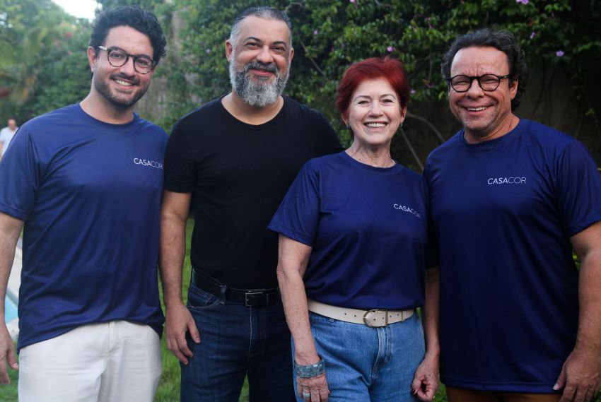 Diretores da CASACOR recebem convidados