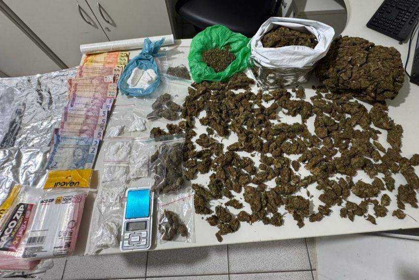Polícia Civil prende homem em flagrante por tráfico de drogas