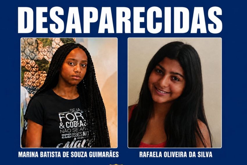 Polícia pede apoio para localizar adolescentes desaparecidas em Aracaju