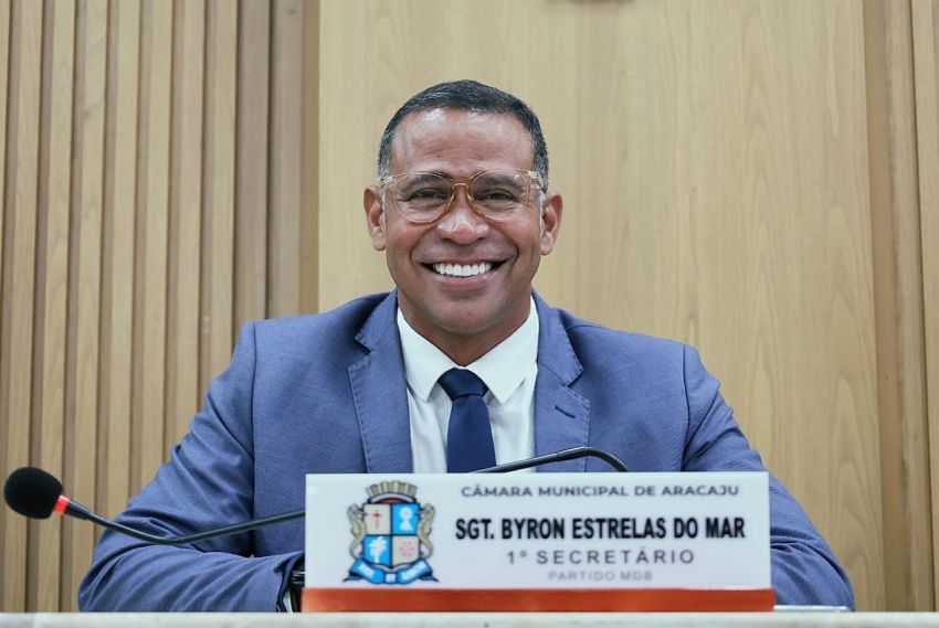 Sargento Byron destaca trajetória e atuação na Câmara de Aracaju