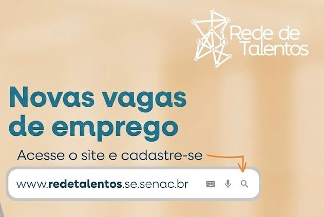 Rede de Talentos do Senac Sergipe disponibiliza 32 vagas de emprego
