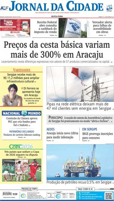_nmCapa do JC de hoje - 03/07/2026