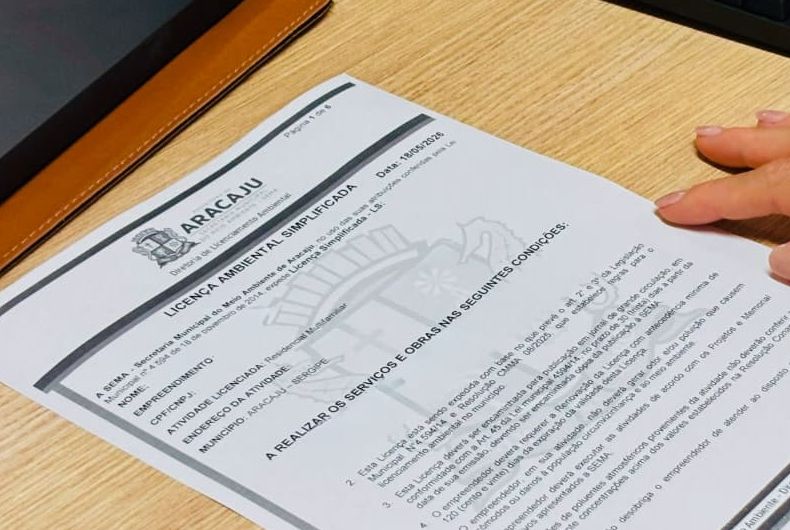 Aracaju emite mais de 790 licenças ambientais no primeiro semestre de 2026