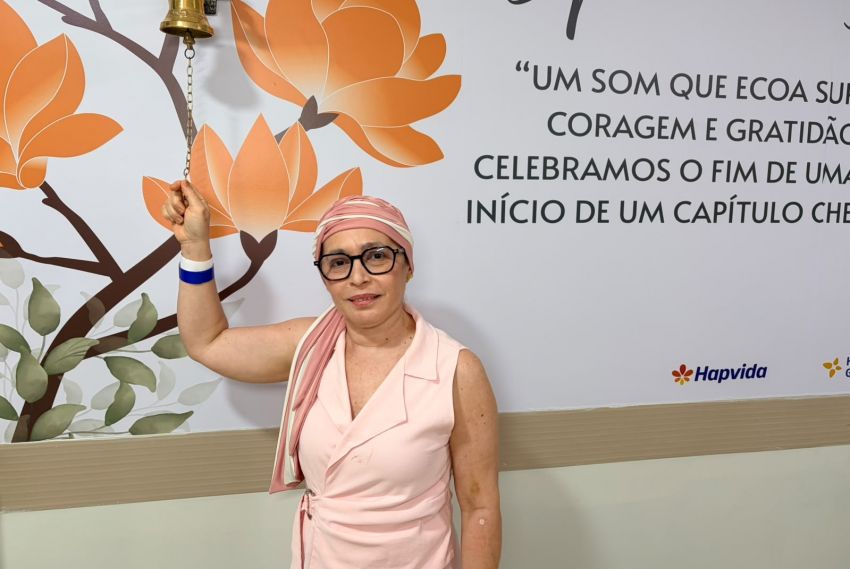 Música e “Sino da Esperança” marcam fim da quimioterapia