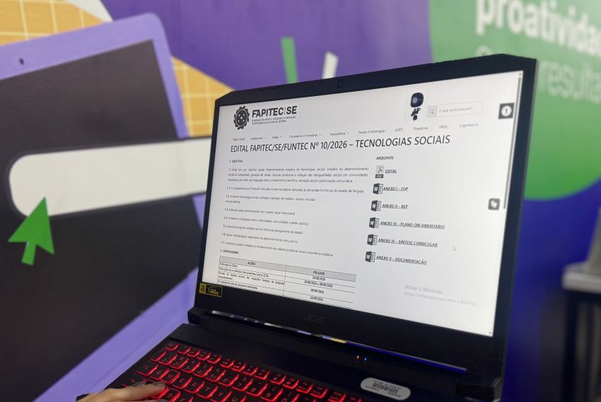 Fapitec/SE lança edital para Tecnologias Sociais